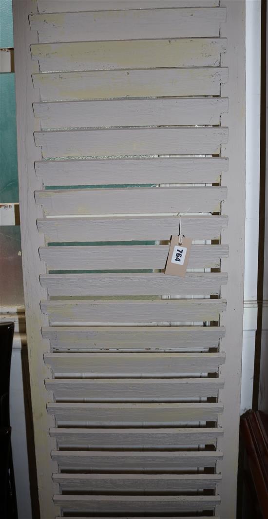 French painted shutter